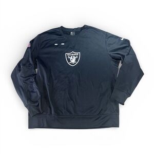 Nike NFL Las Vegas Raiders On-Field Dri-FIT Pullover | Men’s XXL | Like New